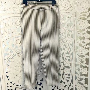 Madewell Size 29 Blue and White Pinstripe Pants